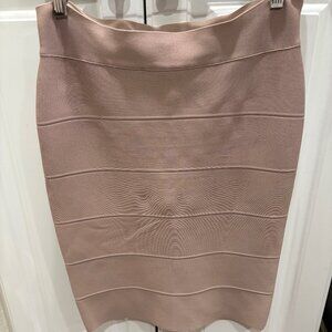 BCBG Max Azria Bandage Skirt – Mauve Rose